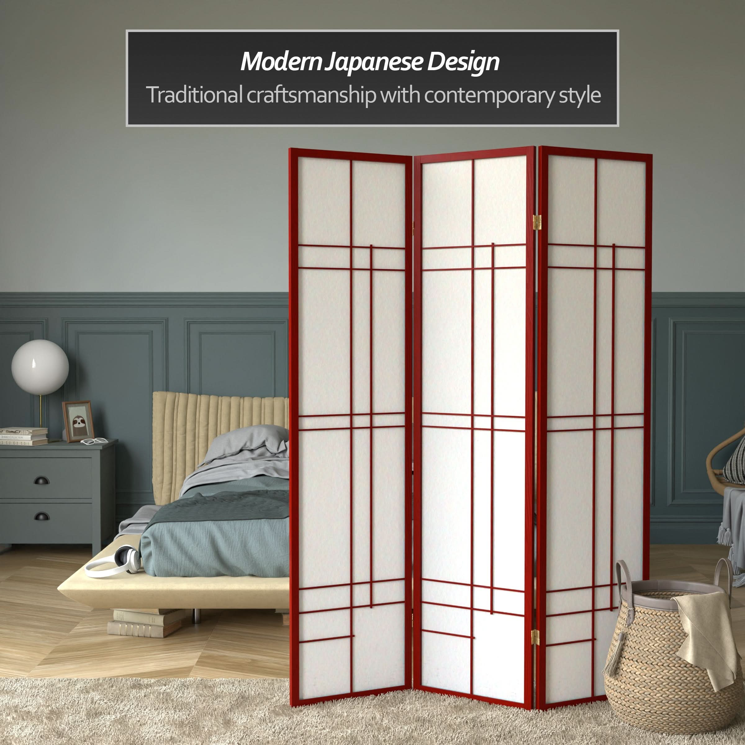 6 ft. Tall Etudes Shoji Screen