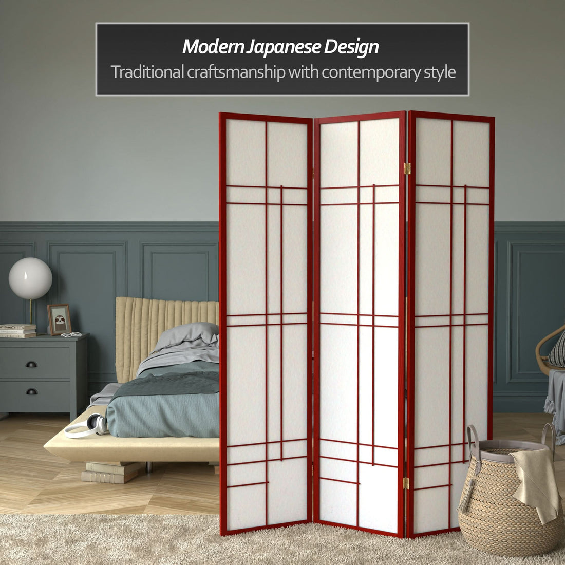 6 ft. Tall Etudes Shoji Screen