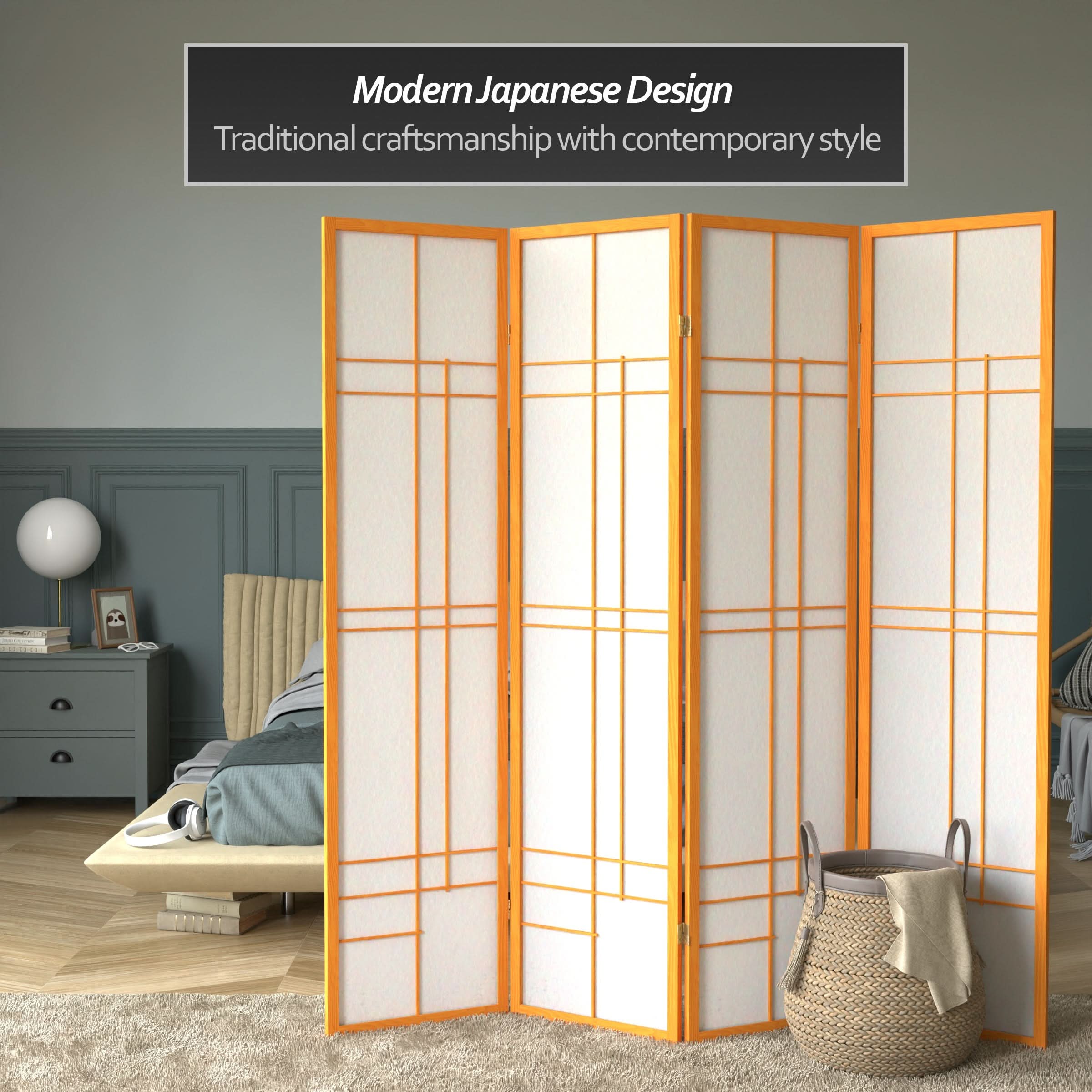 6 ft. Tall Etudes Shoji Screen