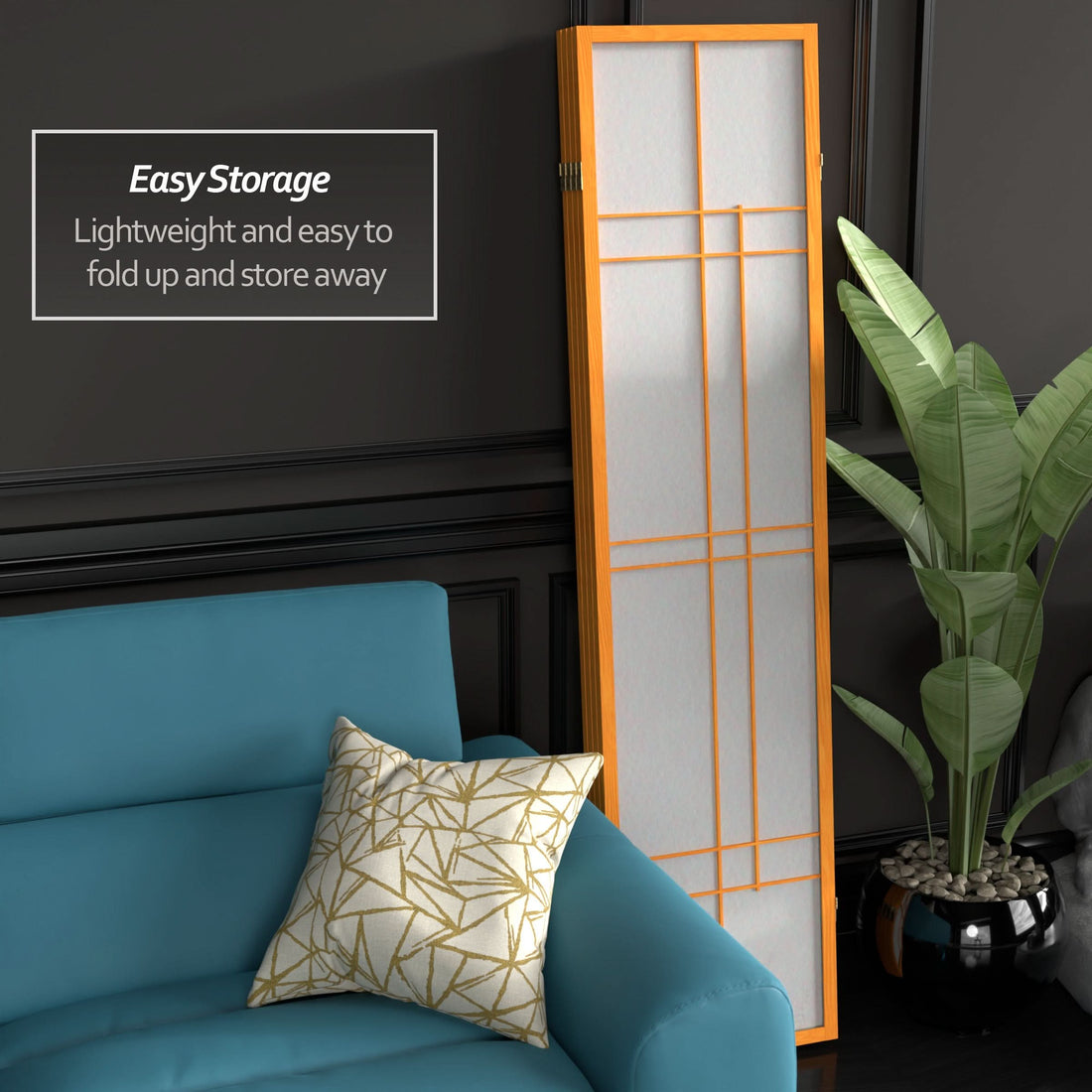 6 ft. Tall Etudes Shoji Screen