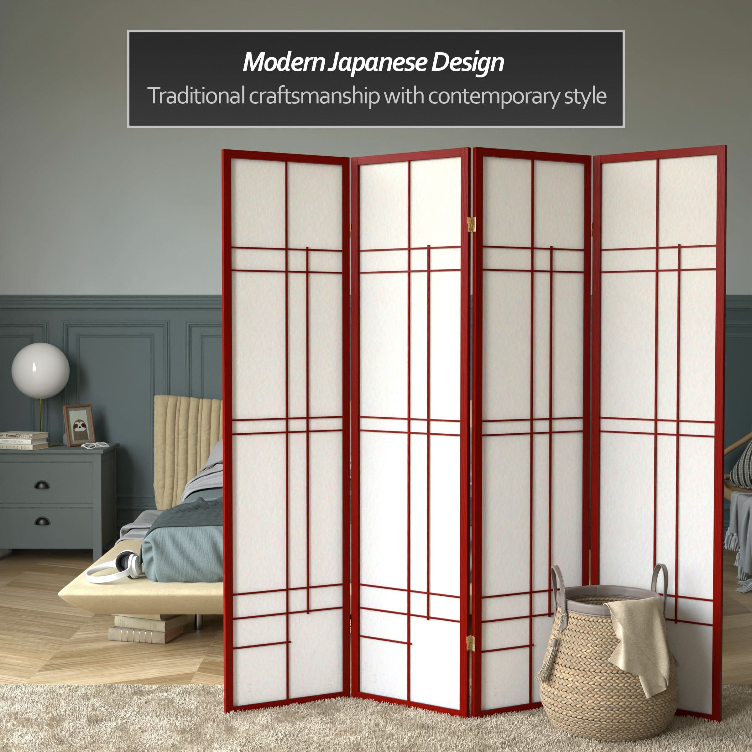 6 ft. Tall Etudes Shoji Screen