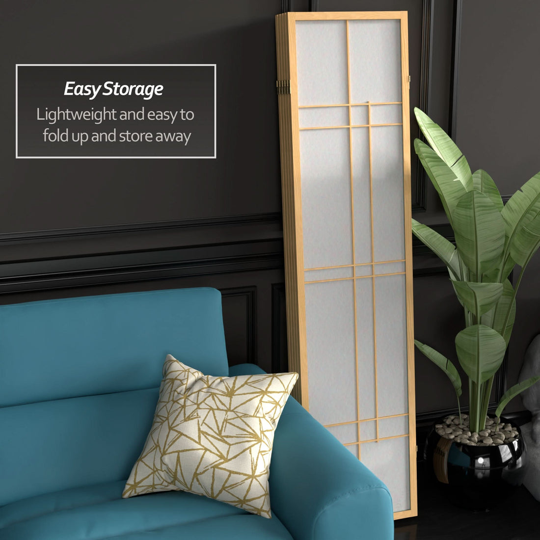 6 ft. Tall Etudes Shoji Screen