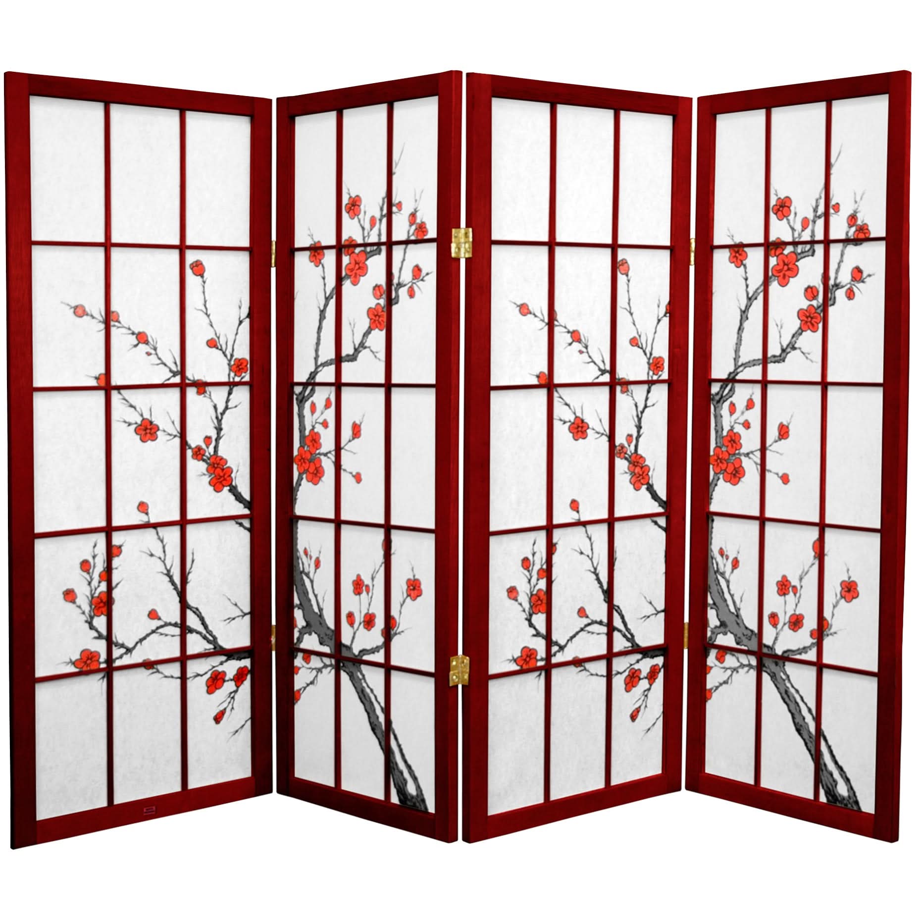4 ft. Short Cherry Blossom Shoji Screen