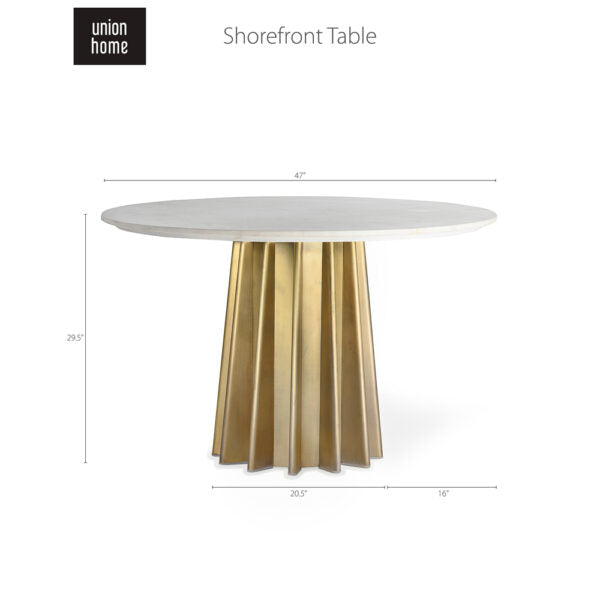 Shorefront Round Dining Table