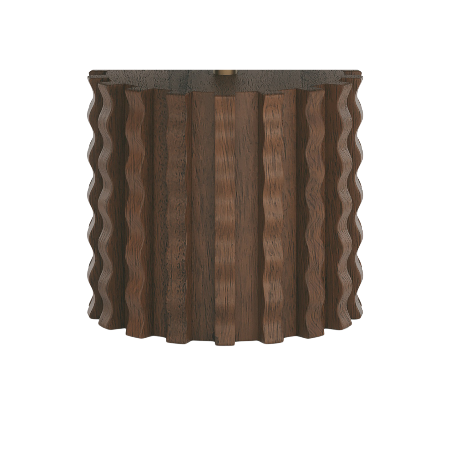 Swirl Oak Table Lamp