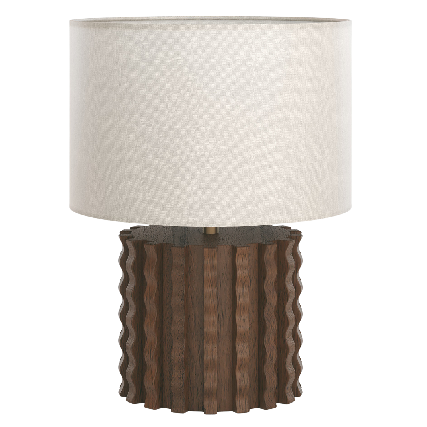 Swirl Oak Table Lamp