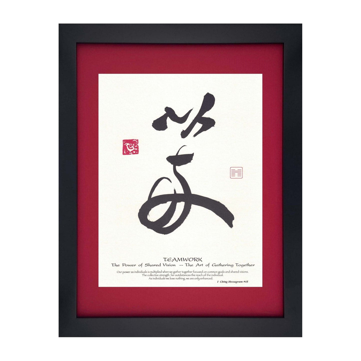 Seeds of Wisdom Calligraphy Collection: Teamwork