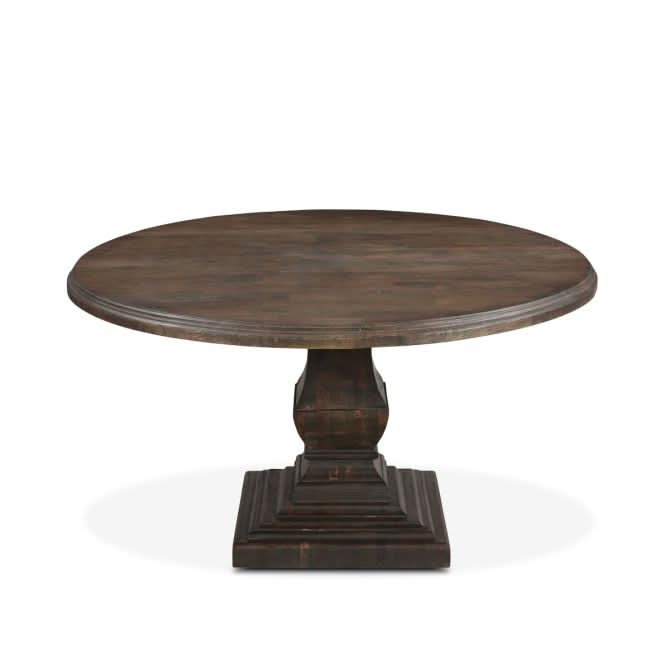 Toulon 48" Weathered Mango Round Dining Table - Home Trends & Design