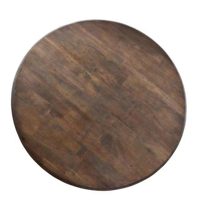 Toulon 48" Weathered Mango Round Dining Table - Home Trends & Design