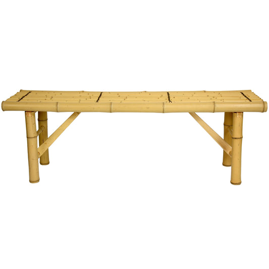 Japanese Bamboo Folding Bench