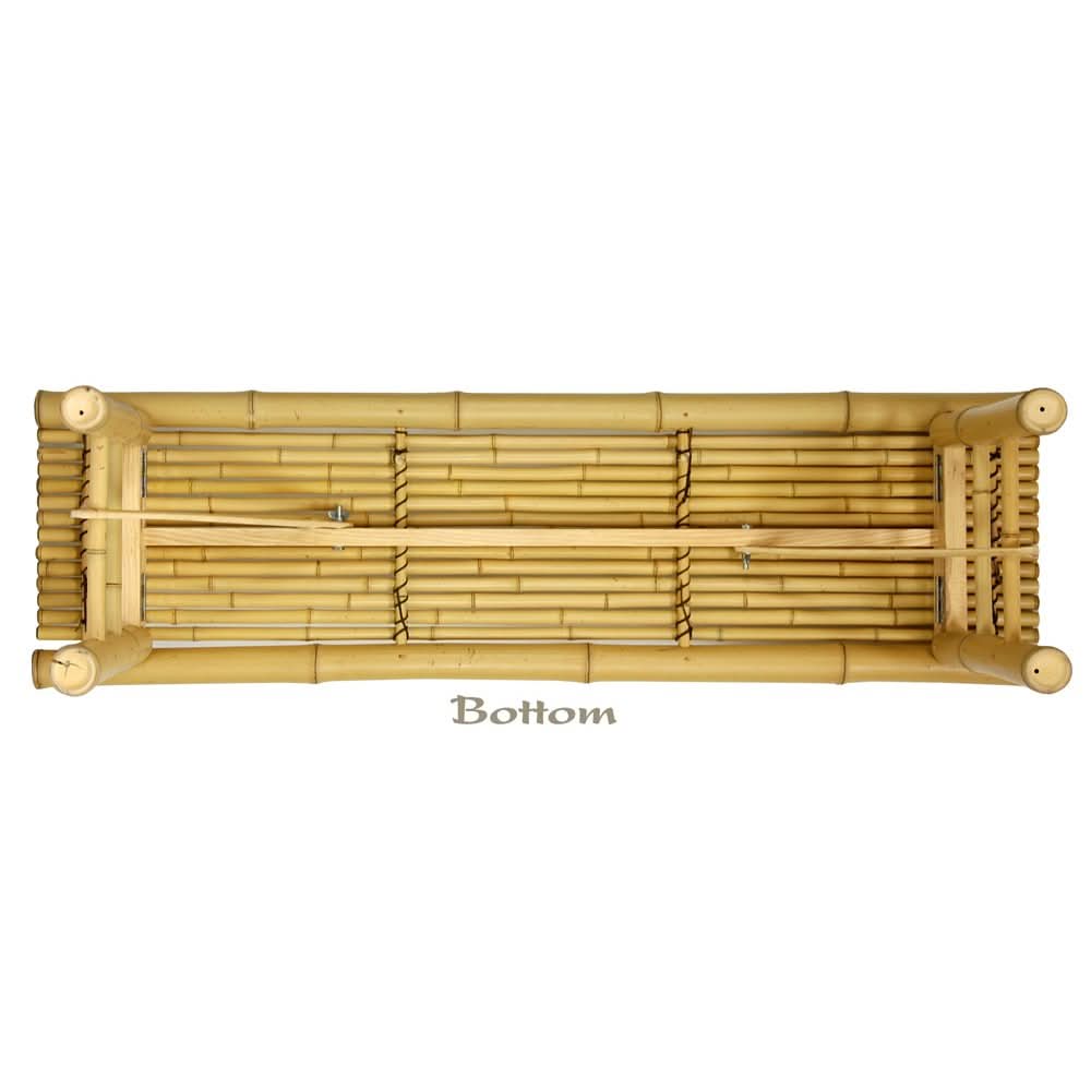 Japanese Bamboo Folding Bench