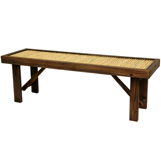 Japanese Bamboo Bench