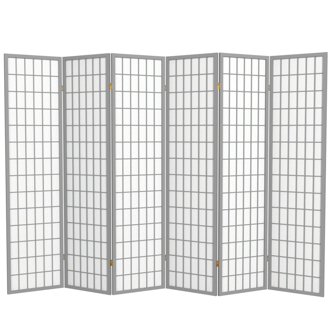 6 ft. Tall Window Pane Shoji Screen