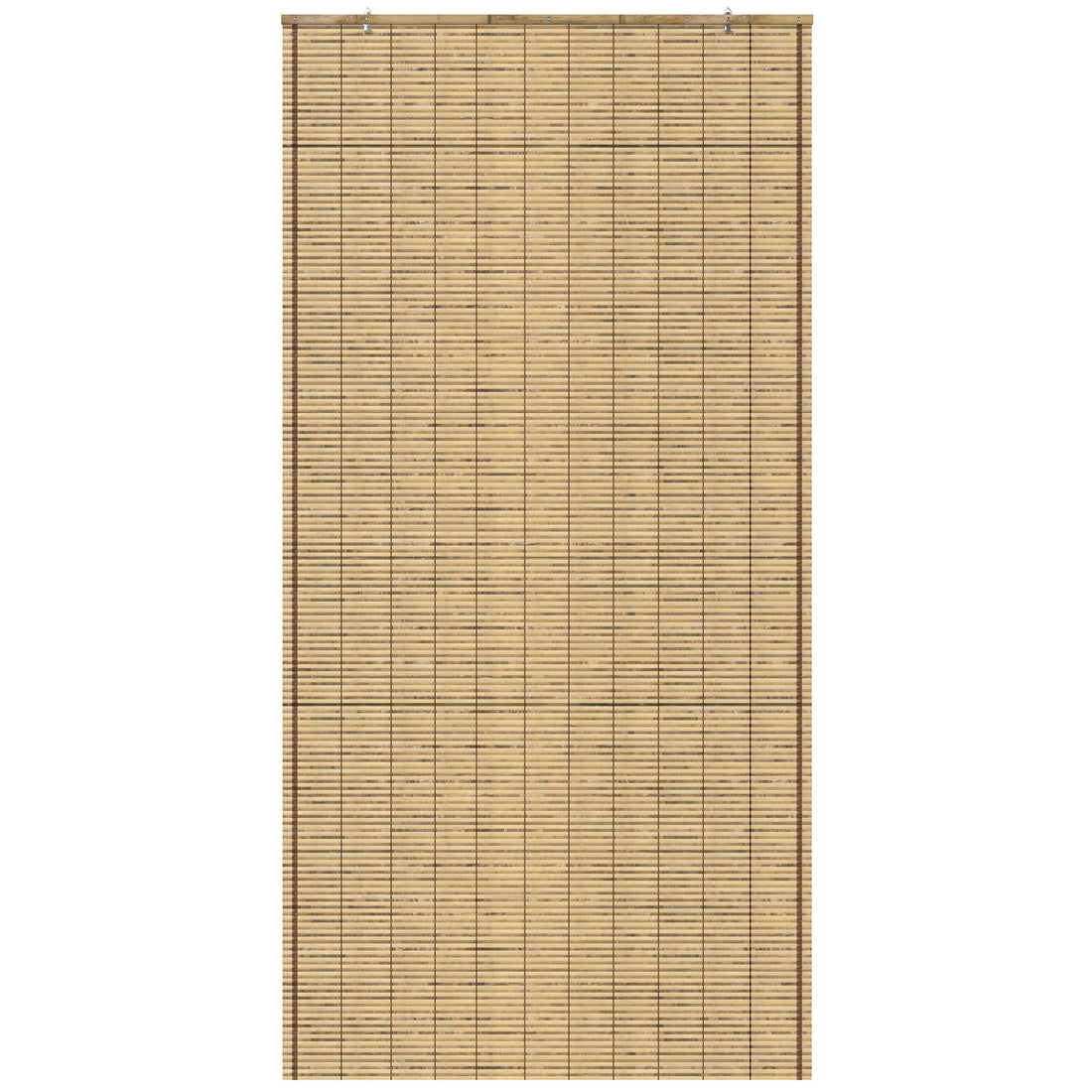 Tortoise Burnt Bamboo Cordless Window Shade