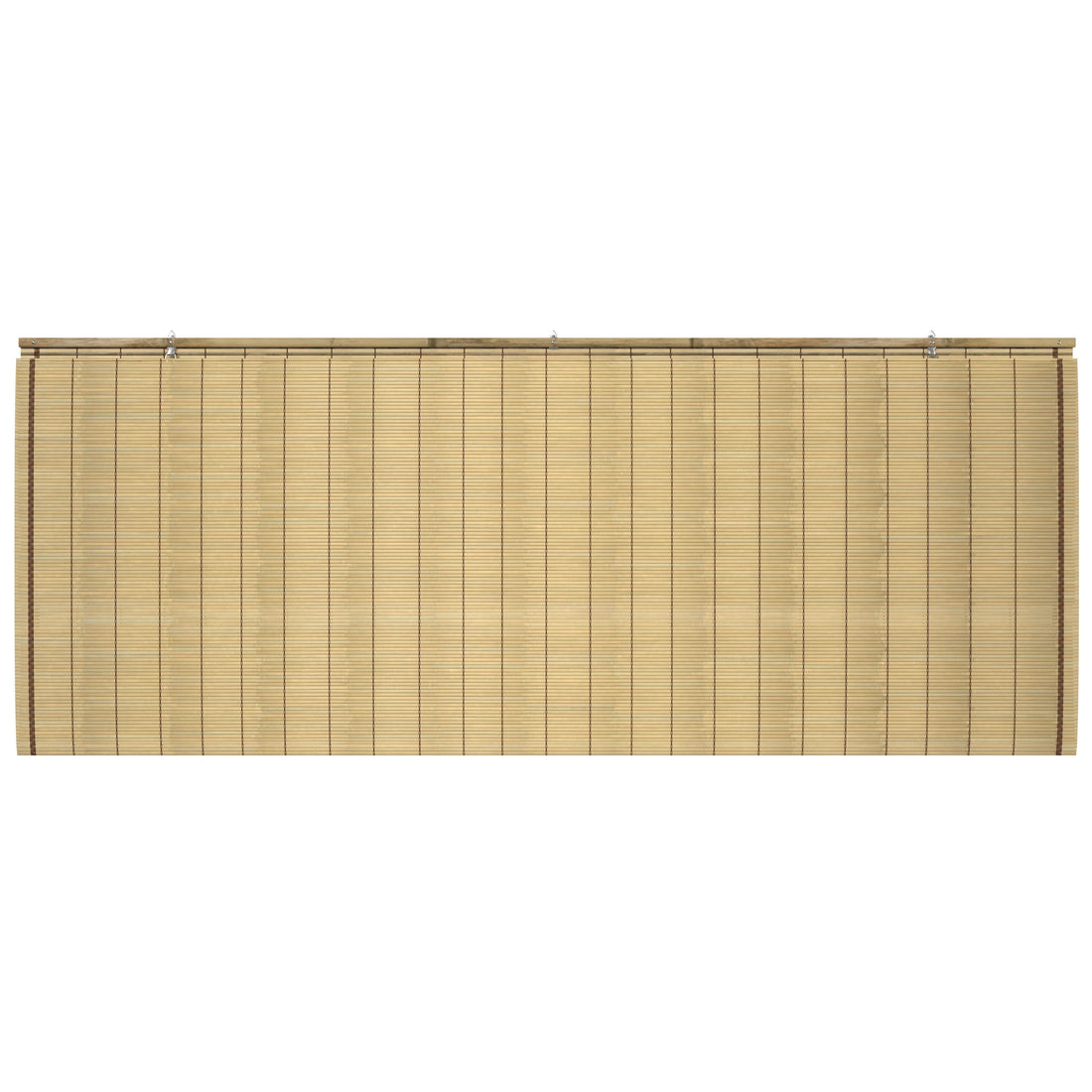 Tortoise Burnt Bamboo Cordless Window Shade