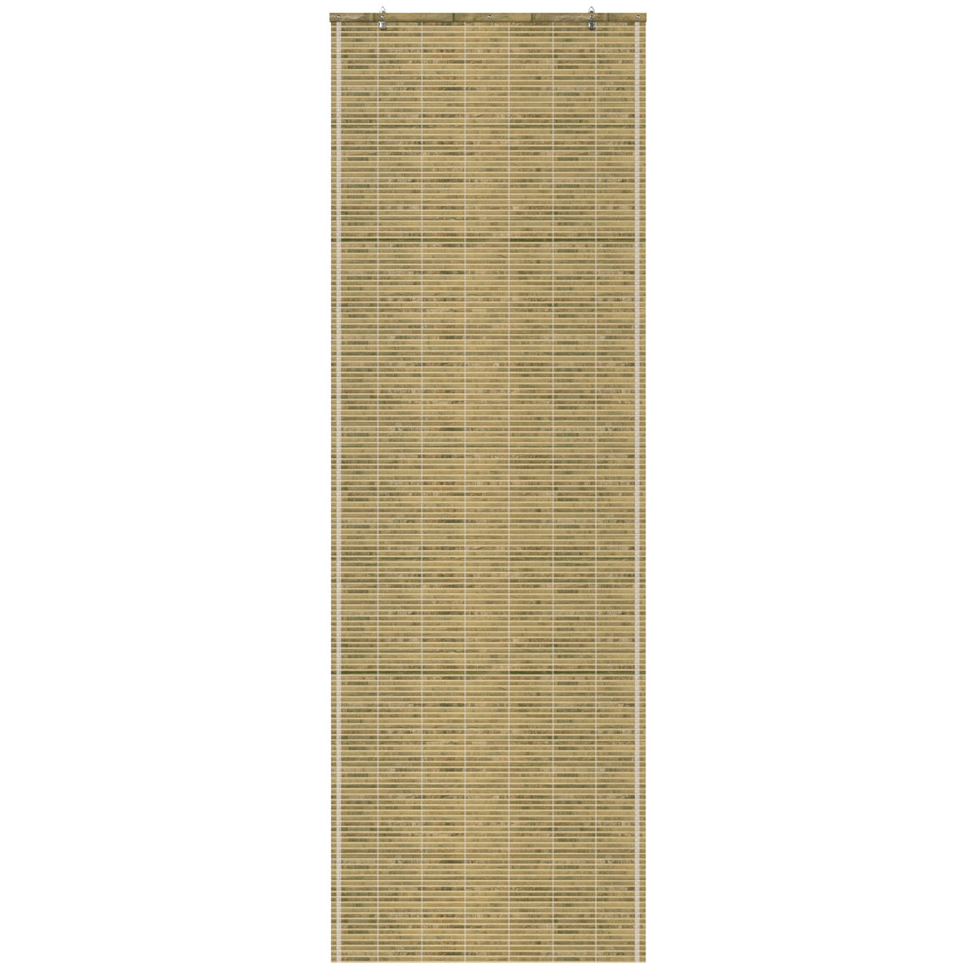 Natural Burnt Bamboo Cordless Window Shade