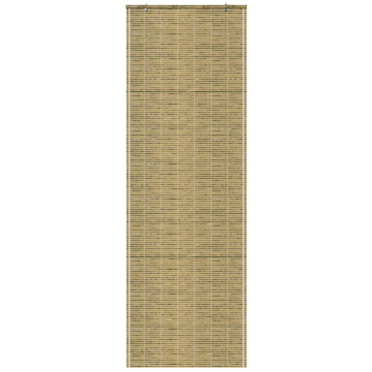 Natural Burnt Bamboo Cordless Window Shade