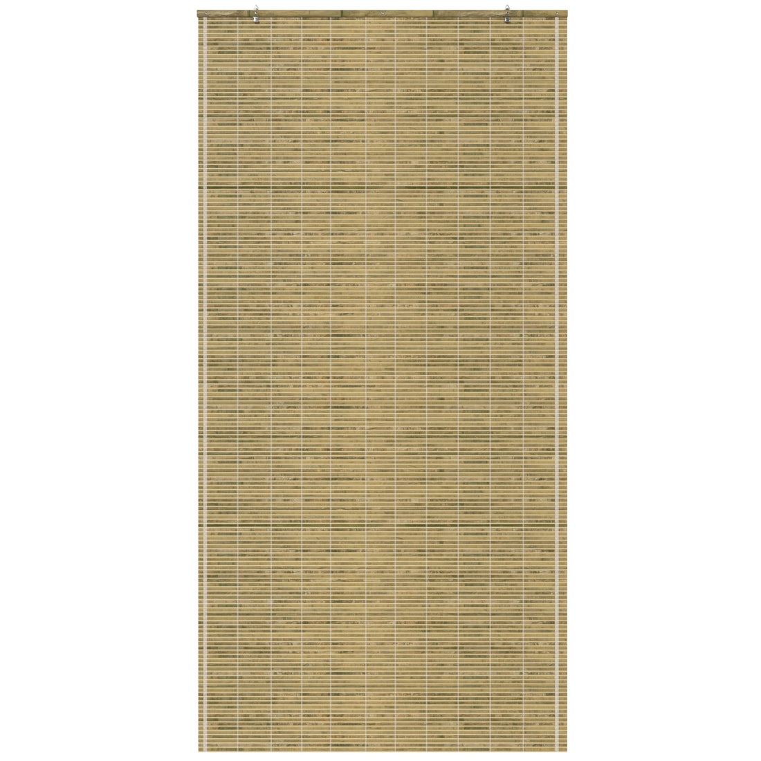 Natural Burnt Bamboo Cordless Window Shade