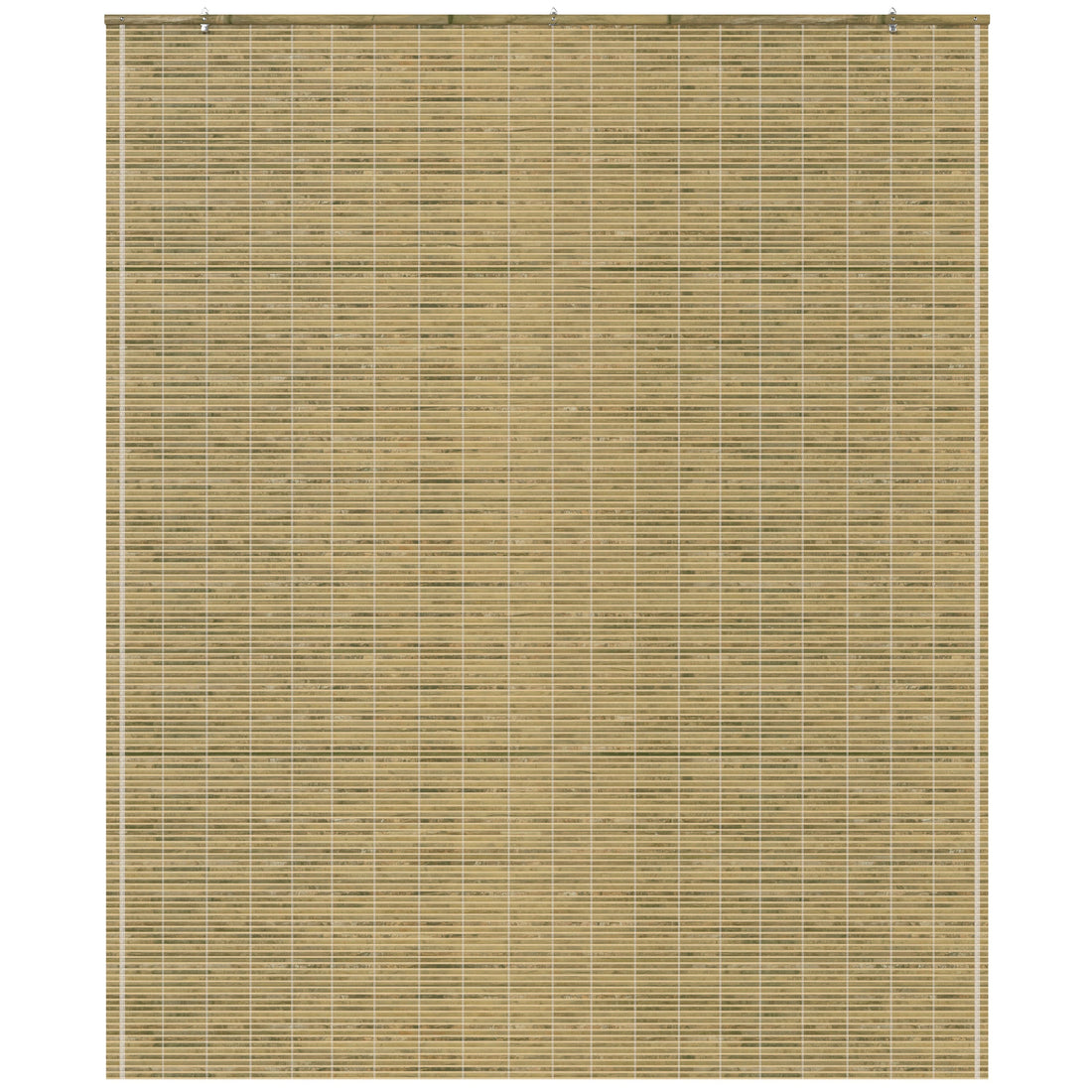 Natural Burnt Bamboo Cordless Window Shade