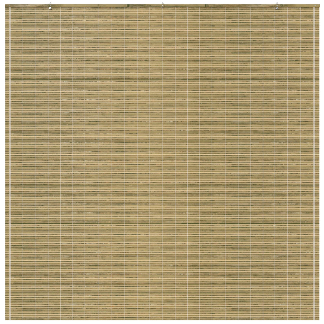 Natural Burnt Bamboo Cordless Window Shade