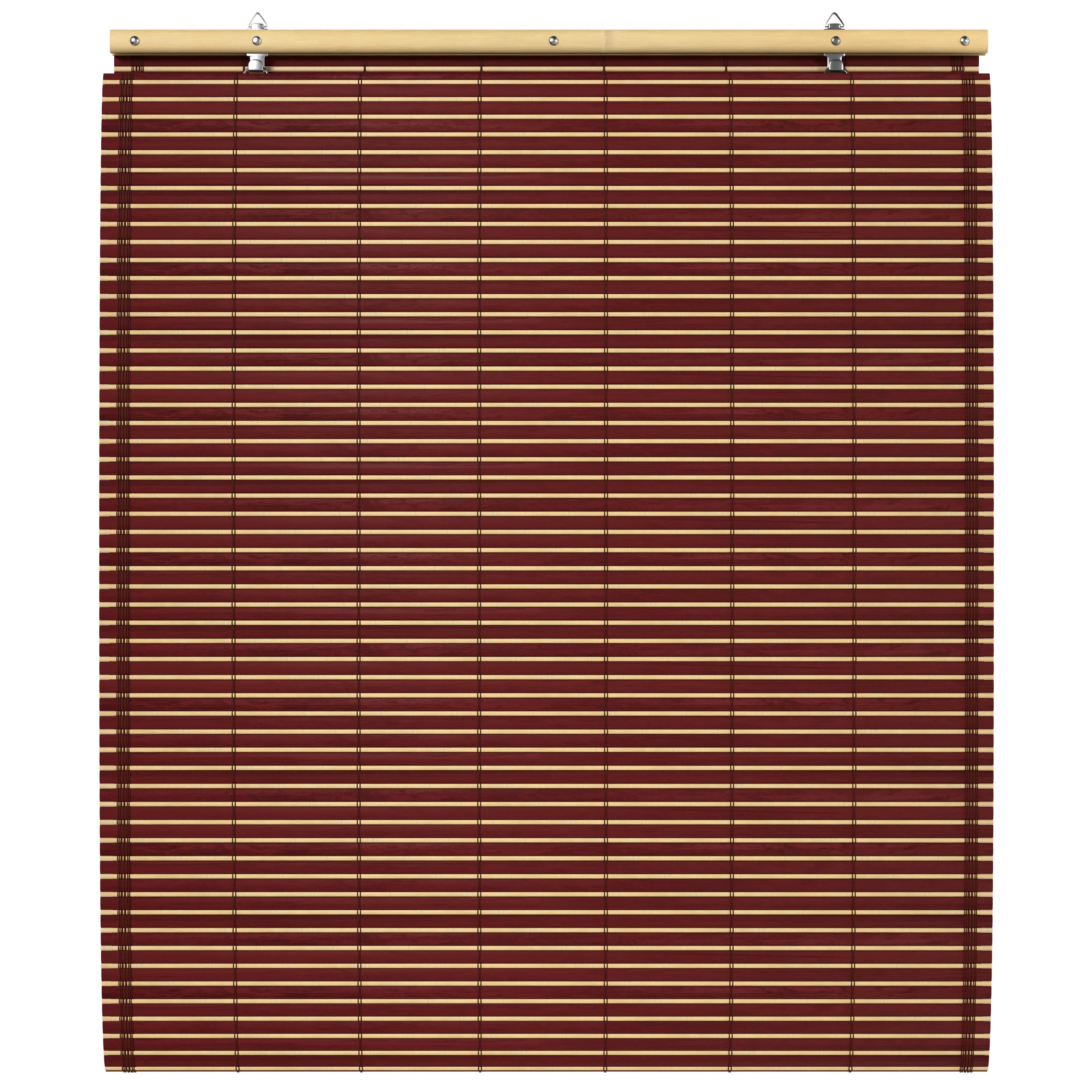 Mahogany Bamboo Cordless Window Shade