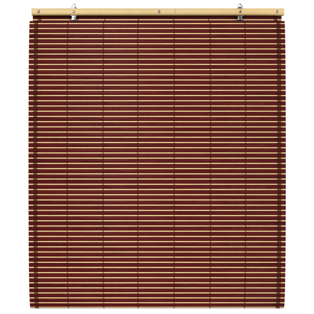 Mahogany Bamboo Cordless Window Shade