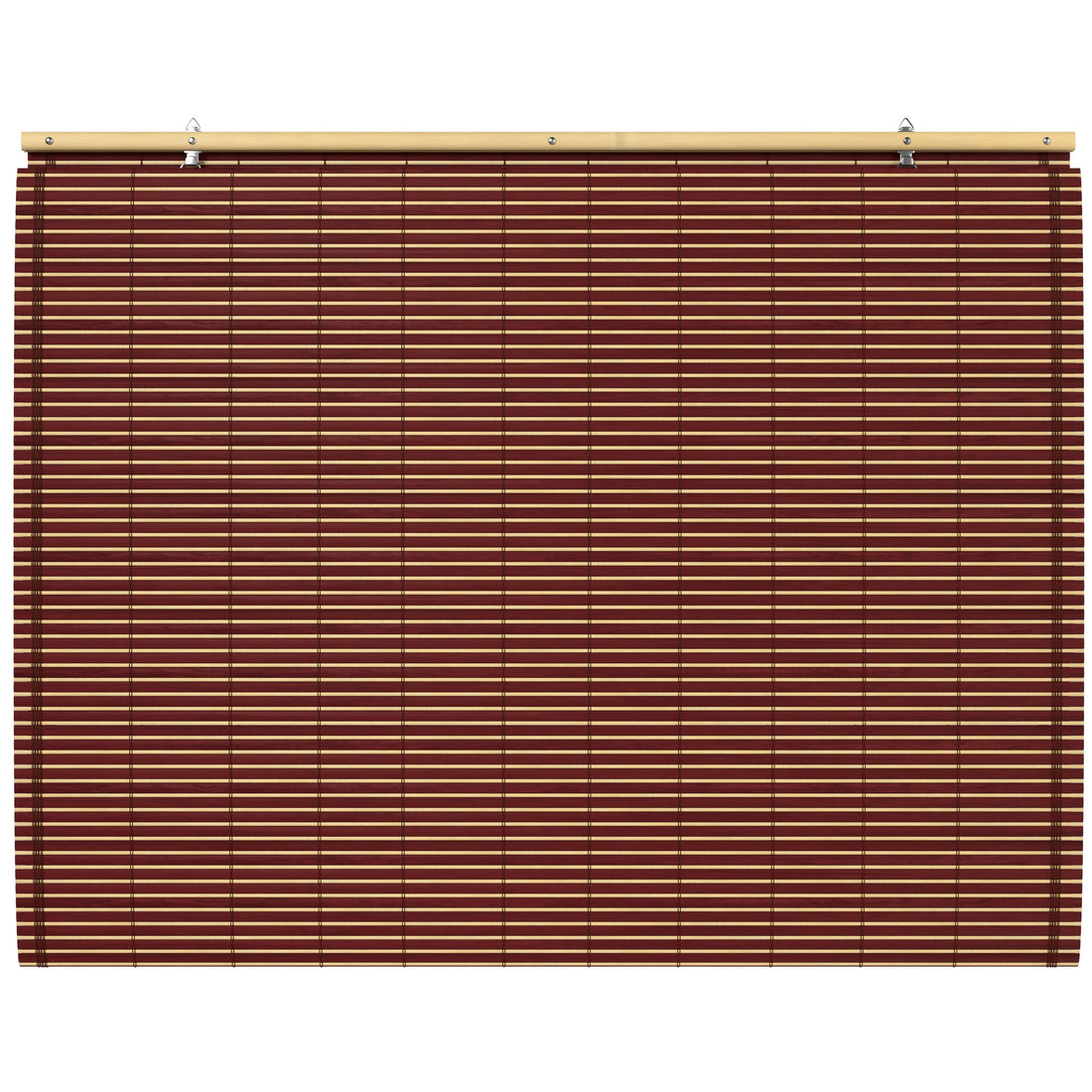 Mahogany Bamboo Cordless Window Shade