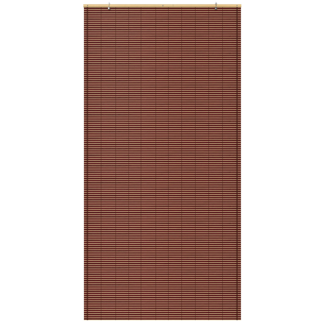 Mahogany Bamboo Cordless Window Shade