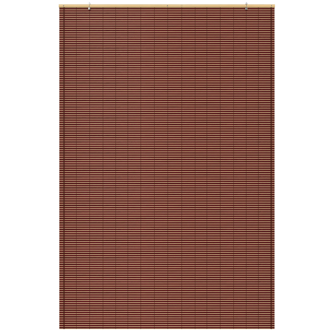 Mahogany Bamboo Cordless Window Shade