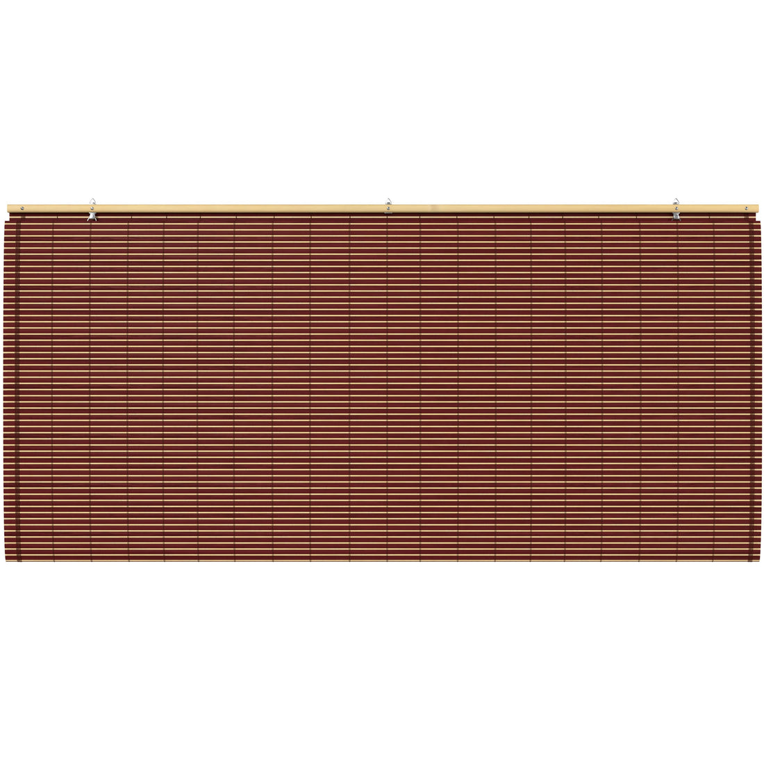 Mahogany Bamboo Cordless Window Shade