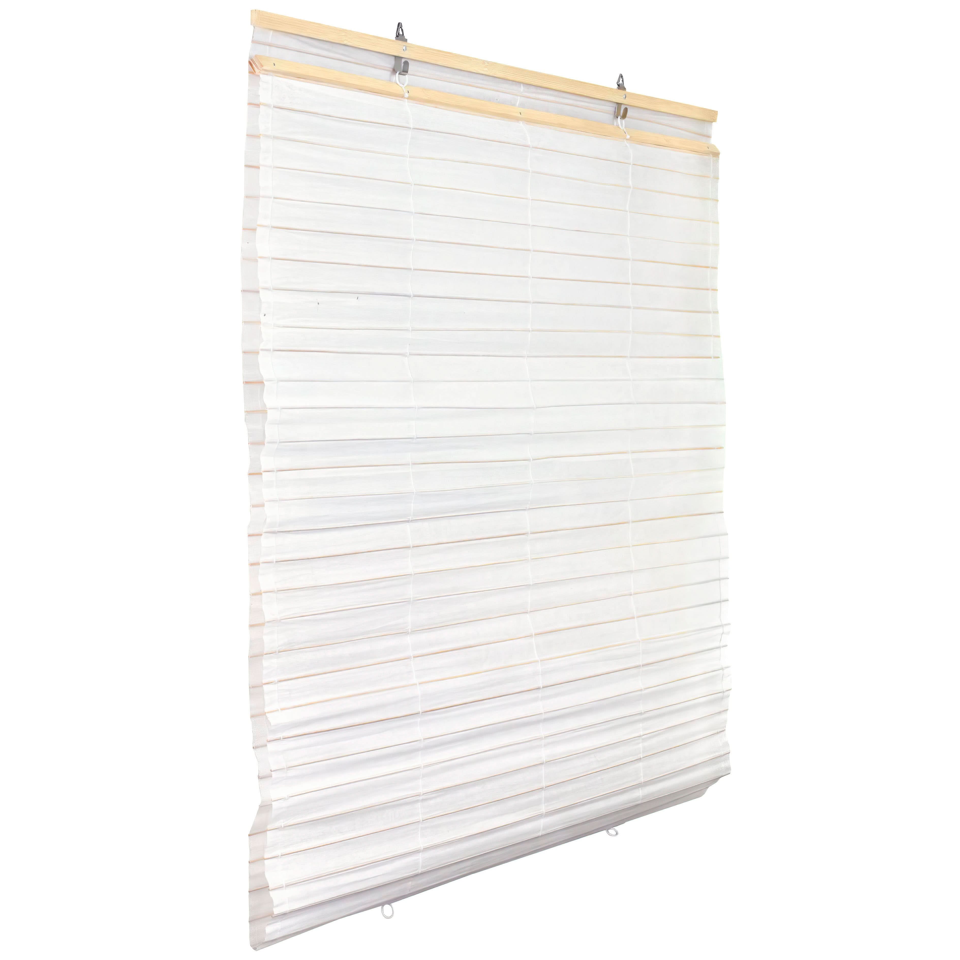 White Rice Paper Cordless Window Shade Blinds