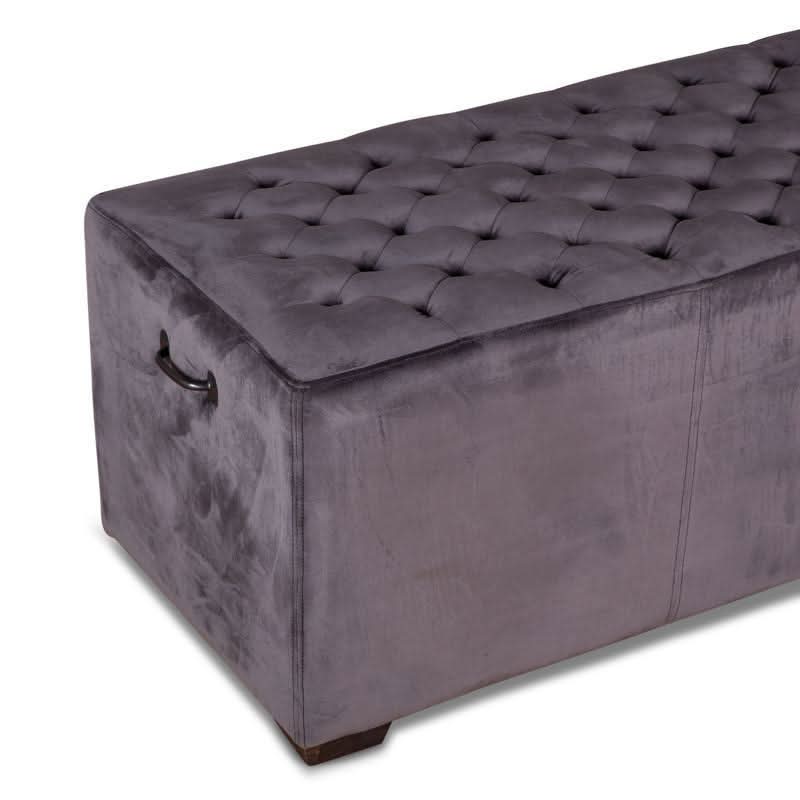 Arabella Mid - Century Modern Velvet Bench - Home Trends & Design