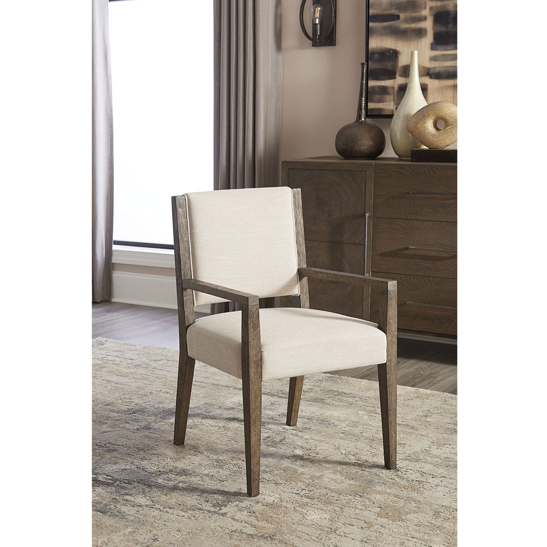Oakland Upholstered Arm Chair (Set of 2)