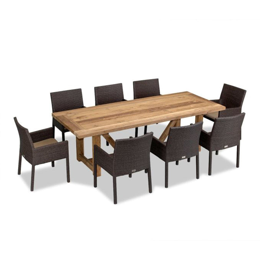 Arden Noble 8 Seat Reclaimed Teak Dining Set