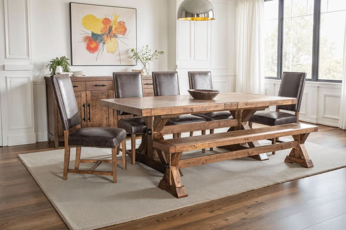 Aspen Birch Wood Extension Dining Table 88 - 110" - Home Trends & Design