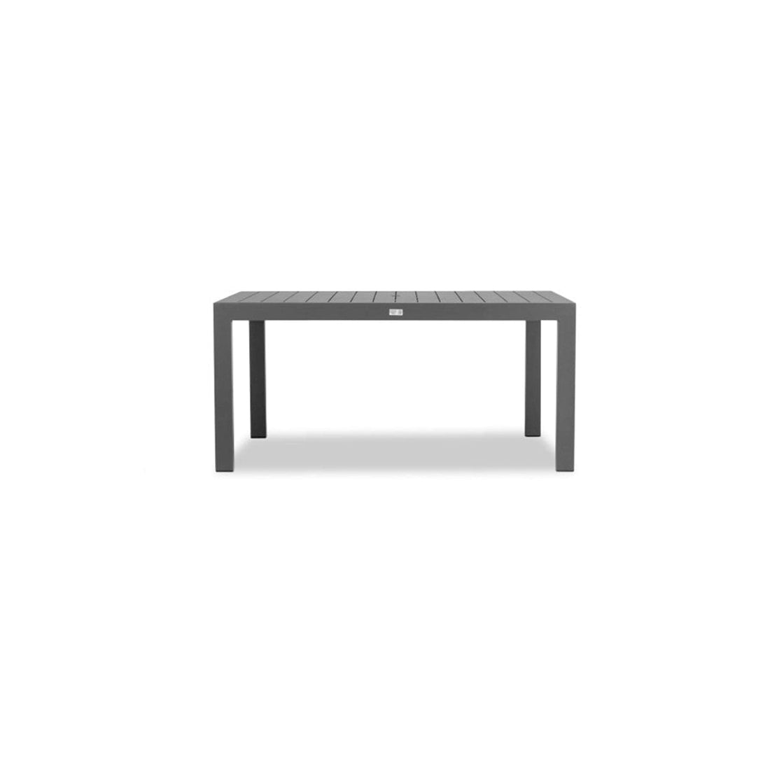 Classic Aluminum 6-Seater Rectangular Dining Table