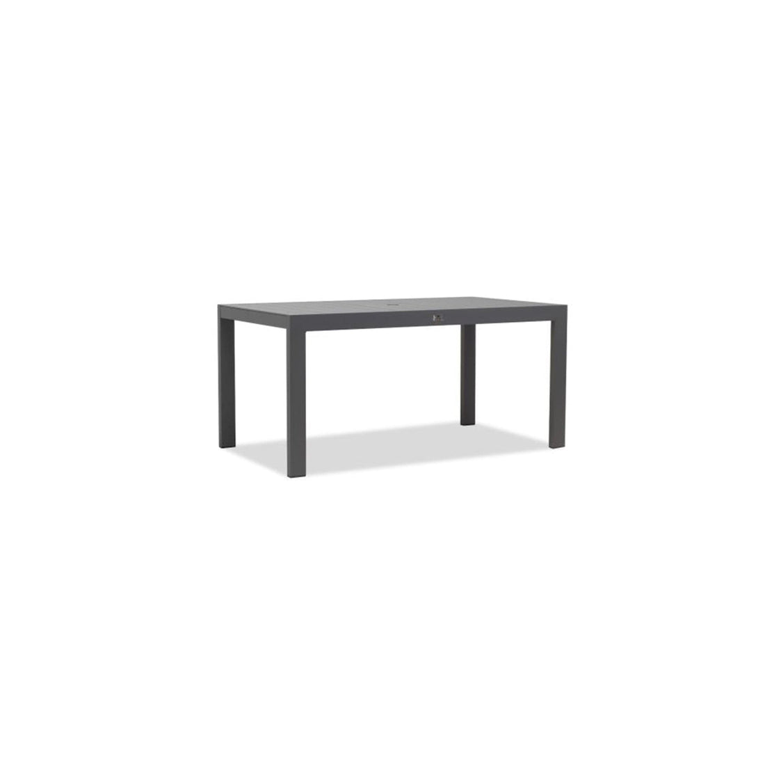 Classic Aluminum 6-Seater Rectangular Dining Table