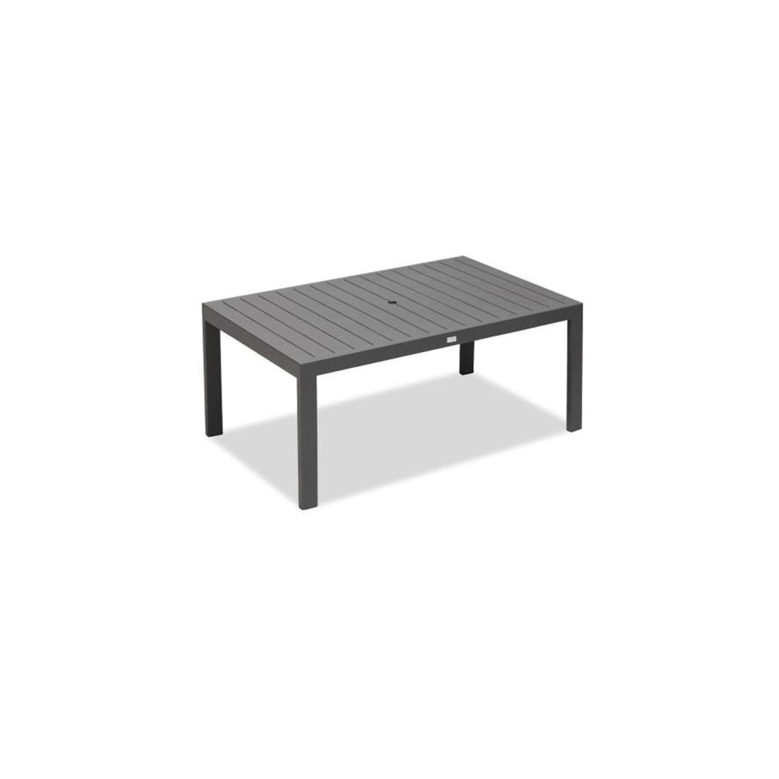 Classic Aluminum 6-Seater Rectangular Dining Table