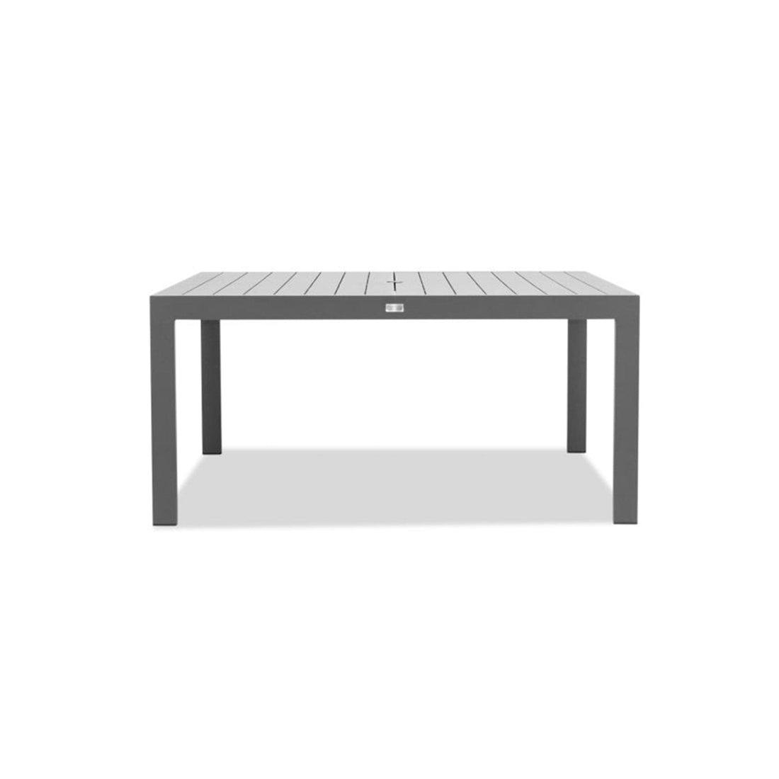 Classic Aluminum 8-Seater Square Dining Table