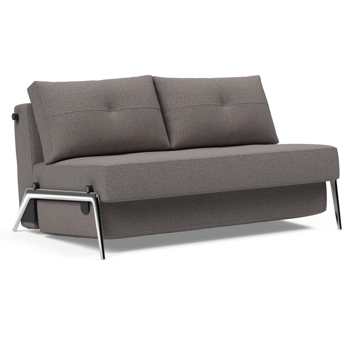 Cubed Full Size Sofa Bed With Aluminum Legs