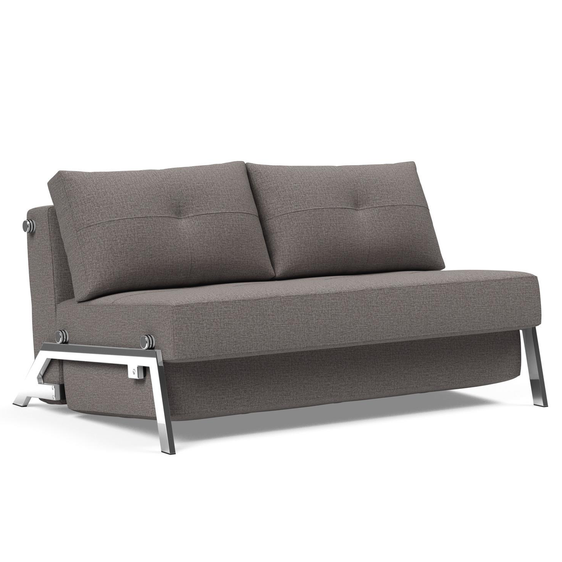 Cubed Full Size Sofa Bed With Chrome Legs