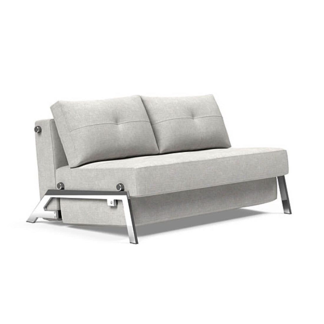 Cubed Full Size Sofa Bed With Chrome Legs