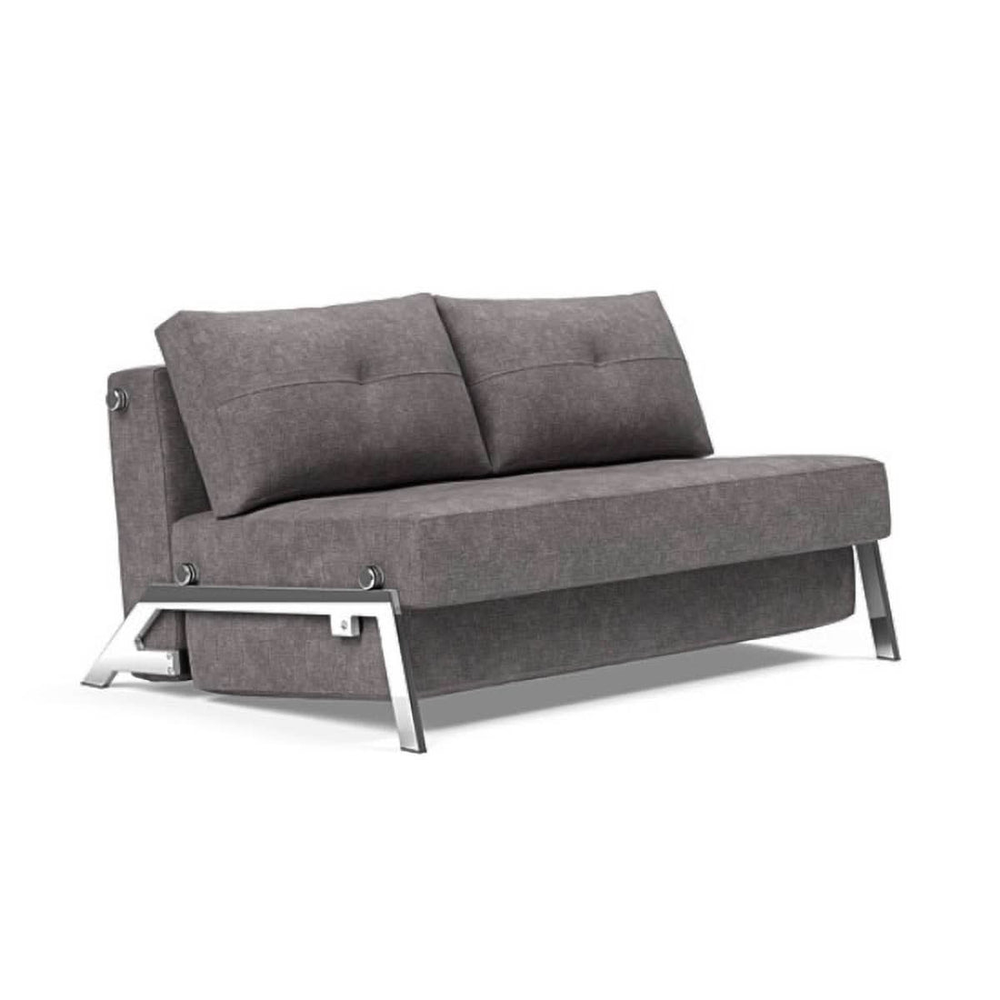 Cubed Full Size Sofa Bed With Chrome Legs