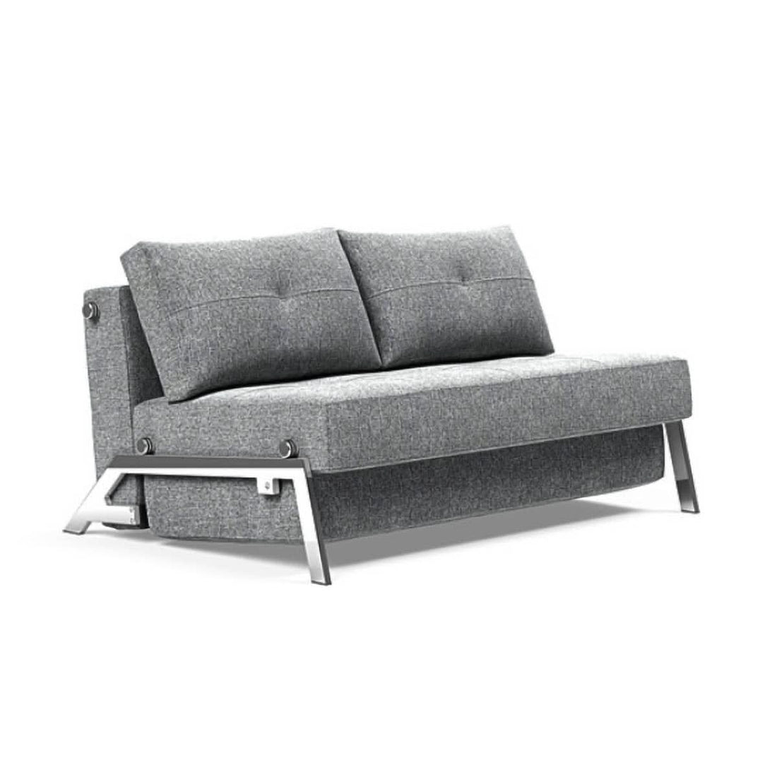 Cubed Full Size Sofa Bed With Chrome Legs