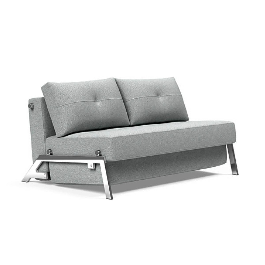 Cubed Full Size Sofa Bed With Chrome Legs
