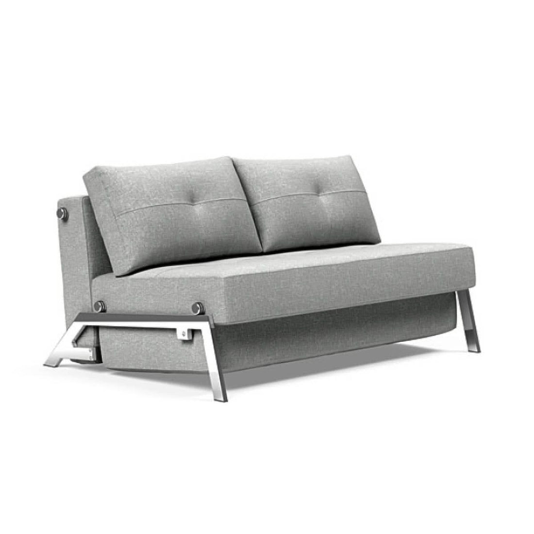 Cubed Full Size Sofa Bed With Chrome Legs