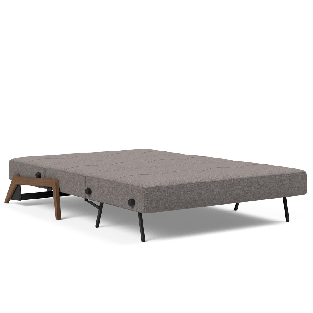 Cubed Full Size Sofa Bed With Dark Wood Legs