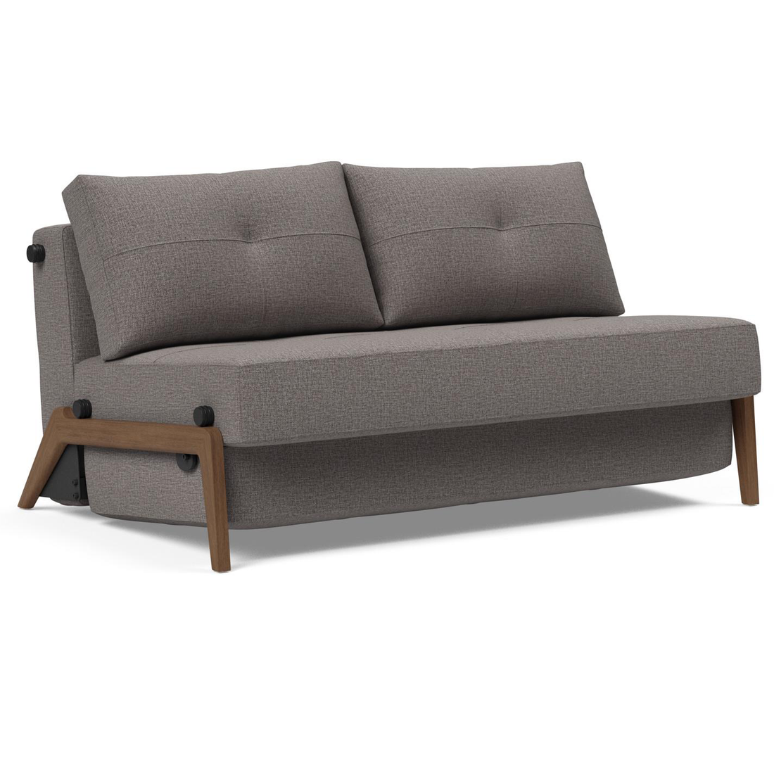 Cubed Full Size Sofa Bed With Dark Wood Legs