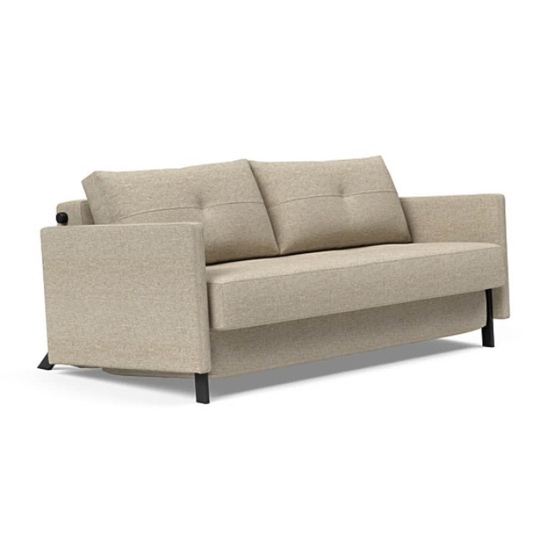 Cubed Queen Size Sofa Bed With Arms