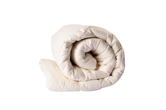 Natural Sleep Merino Comforter with Organic Cotton Duvet Cover Set